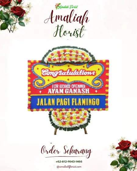 Sewa Papan Bunga Bono